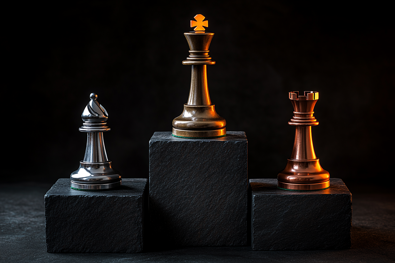 Leaderboard rankings at a local chess spot